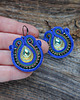 kolczyki soutache Peacock Eye-kolczyki soutache 3