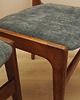 krzesła Komplet czterech krzeseł tekowych, duński design, lata 70, produkcja: Dania 6