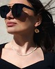 chokery Krótki Naszyjnik Perły z Kamieniem Księżycowym BONJOUR PARIS 1