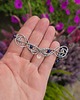 naszyjniki - inne Naszyjnik oryginalny kryształ górski lapis lazuli wire wrapping 5