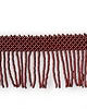 kolie Artystyczna kolia boho z koralików z frędzlami, naszyjnik handmade 5