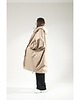 płaszcze damskie Płaszcz longline hoodie oversize mocca 6