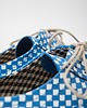 półbuty damskie SKÓRZANE PÓŁBUTY ZAPATO - MODEL 258 - KOLOR NIEBIESKA SZACHOWNICA 5