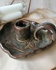 świeczniki i świece Świecznik ceramiczny kaganek 1