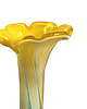 wazony Szklany wazon handmade kalia, Murano, Włochy, lata 80. 1