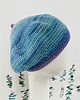 czapki damskie Wiosenny beret damski z antenką ręcznie robiony bawełna one size 4