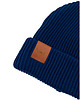 czapki damskie Czapka zimowa z bawełny organicznej granatowa 2