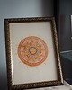 grafiki i ilustracje Obrazek orientalna mandala ORANGE 6