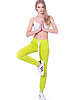 spodnie dresowe damskie Limonkowe spodnie dresowe 1