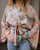 bluzki kimonowe damskie Kimono BLOOM beige 2