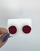 kolczyki soutache Bordowe kolczyki soutache  2
