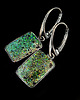 kolczyki srebrne Kolczyki srebrne matrix opal- kosmiczne  1
