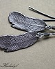 kolczyki wire wrapping Piórka vol. 2 4