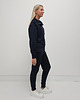komplety damskie Anisa minimalistyczny lekko dopasowany komplet spodnie i bluza - Navy 1