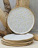 patery i talerze Talerz obiadowy w stokrotki 26cm 4