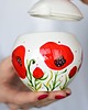 pojemniki kuchenne Cukierniczka Maki Ceramiczna Ręcznie Malowana Prezent dla Niej 2