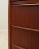 biurka Sekretarzyk tekowy, duński design, lata 70, produkcja: Dania 8