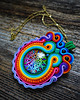 wisiory Kolorowy wisior soutache z mandalą 6