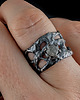 pierścionki srebrne Pierścionek Raw diamond 2