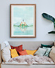 plakaty Jezioro Bled Słowenia - vintage plakat 50x70 cm 1
