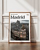 plakaty Minimalistyczny plakat Madryt Hiszpania  - Do salonu, sypialni, biura 2