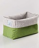 woreczki wielorazowe Lniany koszyk Lime +torebka na chleb 2
