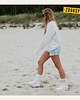 skarpetki damskie Beżowe skarpetki długie SUN bawełniane, surferskie, unisex 8