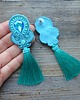 kolczyki soutache Sea Breeze- kolczyki sutasz z chwostami 3