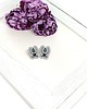 kolczyki soutache Kolczyki z hematytem szare 3