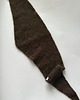 szale damskie Chocolate brown alpaca hand knitted scarf. 3
