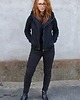 bluza z kapturem damska Bluza damska w stylu remoneski , gotycki styl 2