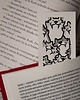 zakładki do książek Zakładka do książki wilki ręcznie malowana 2