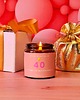 świece zapachowe Świeca sojowa z okazji 40 urodzin 1