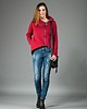 bluza bez kaptura damska Bluza Pati asymetryczna , krótka bluza dresowa 1
