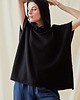 bluza z kapturem damska Sweter z kapturem oversize IBIZA Blue 1