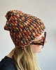 czapki damskie Kolorowa mała czapka beanie z wełną i alpaką 1