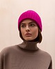 czapki damskie Czapka Chunky Merino&cashmere fuksja 1