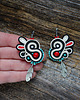kolczyki soutache Navajo- etniczne kolczyki soutache 3