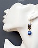 kolczyki szklane Hematytowe szewrony urocze długie modne kolczyki w stylu boho handmade 4