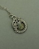 wisiory Mały wisiorek złoty labradoryt wire wrapping 1