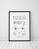 plakaty Plakat. Koteczki, dzień dobry 1