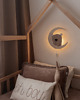 lampy do pokoju dziecka Lampka MIŚ na księżycu 2