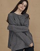 swetry damskie  Sweter Oversize ALASKA Szary 1