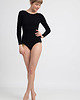 body damskie Body z dekoltem na plecach-czarny(LA-061) 4