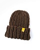 czapki damskie Wełniana czapka zimowa PERUVIAN WOOLY czekolada 2