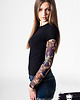 t-shirt damskie Czarny t-shirt z tatuażami Sexy & Zombie Siren 1