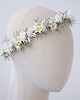 wianki komunijne Wianek na głowę stokrotki i susz. gipsówka 3