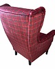 fotele Fotel uszak Szkocja we wzory, patchwork, welurowy 7