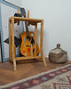 meble - inne Pi Amp Stand - Drewniany statyw na wzmacniacz gitarowy 5