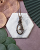 wisiory Miedziany wisiorek wire wrapping z dendrytem #244 1